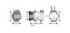 AVA QUALITY COOLING DWK091 Compressor, air conditioning